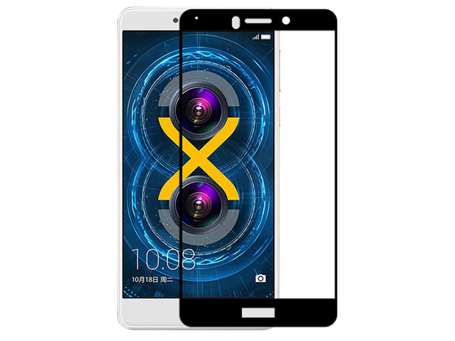 Защитная пленка Yotrix 3D Glass Protector для Huawei Honor 6X (стеклянная, черная)