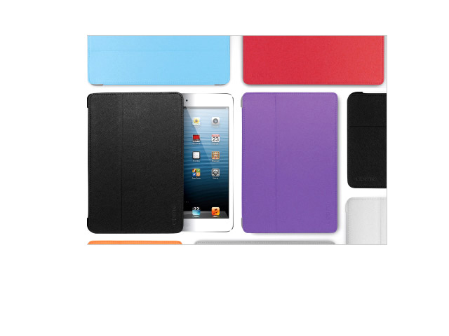 Чехол Odoyo AirCoat Folio Case для Apple iPad mini (черный, кожанный)