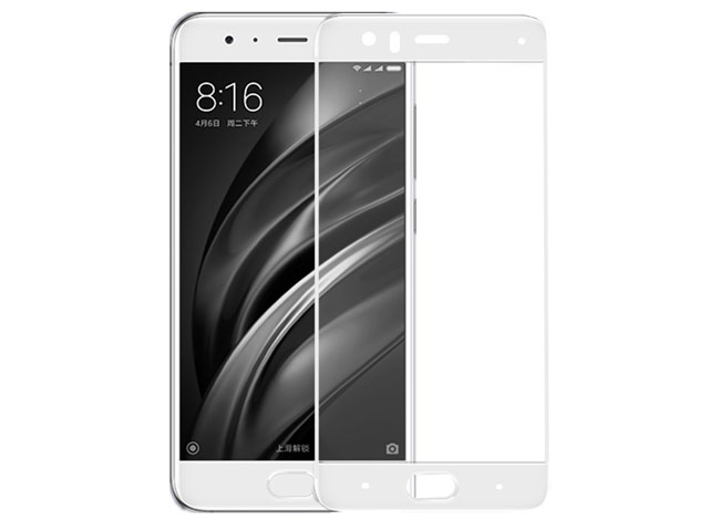 Защитная пленка Yotrix 3D Glass Protector для Xiaomi Mi 6 (стеклянная, белая)