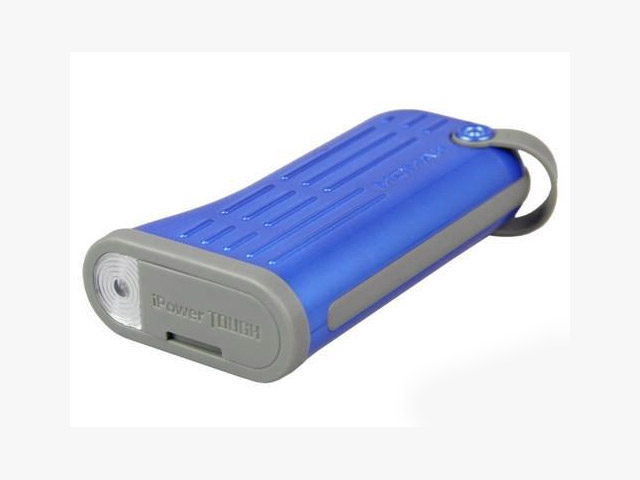 Внешняя батарея Momax iPower Tough универсальная (microUSB, 30pin) (6000 mAh) (синяя)