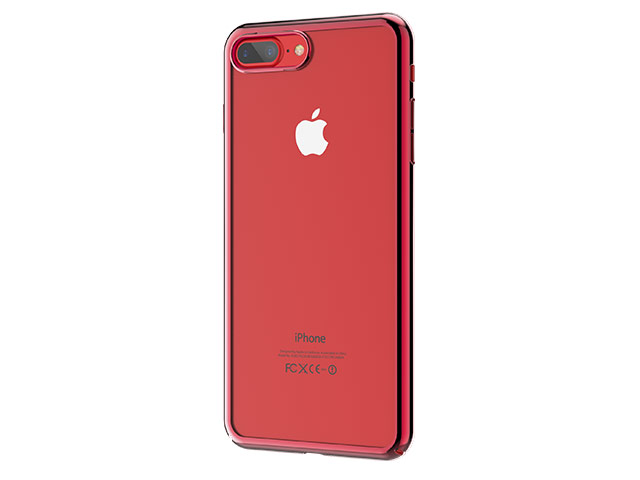 Чехол Devia Glimmer case для Apple iPhone 7 plus (красный, пластиковый)