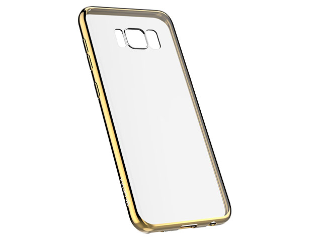 Чехол Devia Glitter Soft case для Samsung Galaxy S8 plus (Champagne Gold, гелевый)