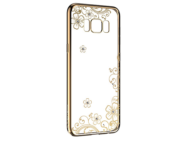 Чехол Devia Crystal Joyous для Samsung Galaxy S8 plus (Champagne Gold, пластиковый)