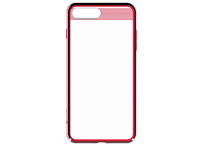 Чехол Comma Brightness case для Apple iPhone 7 plus (красный, пластиковый)