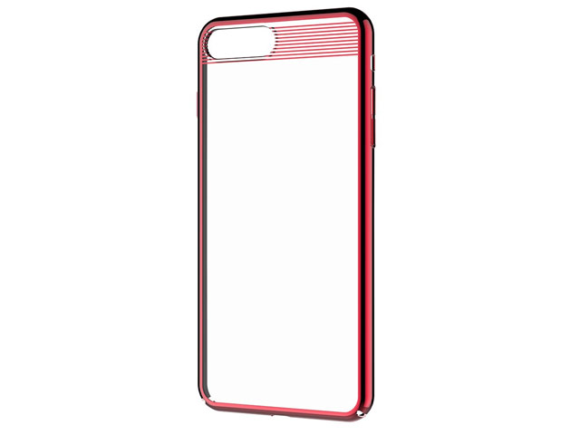 Чехол Comma Brightness case для Apple iPhone 7 plus (красный, пластиковый)