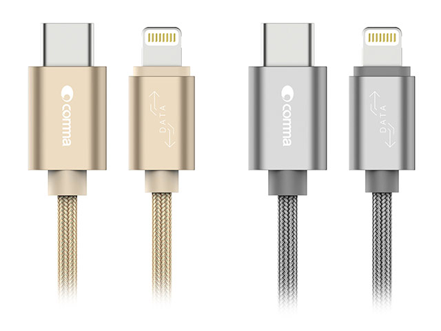 USB-кабель Devia Gracious Cable универсальный (Lightning, USB Type C, 1 метра, серый)
