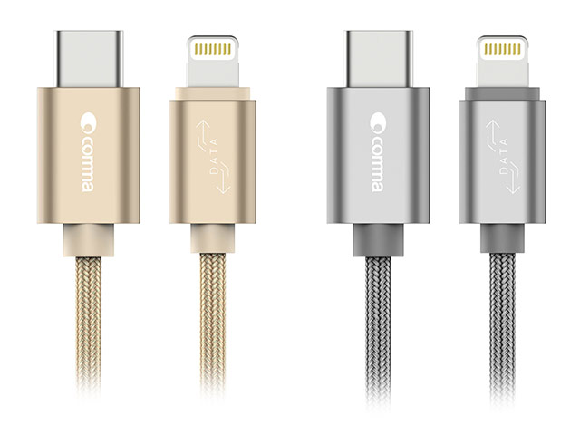 USB-кабель Devia Gracious Cable универсальный (Lightning, USB Type C, 1 метра, золотистый)