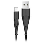 USB-кабель Devia Fishbone Cable универсальный (USB Type C, 1.5 метра, армированный, черный)