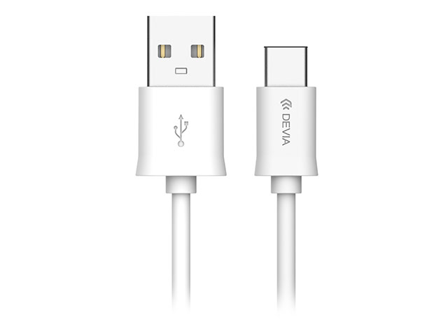 USB-кабель Devia Smart Cable универсальный (USB Type C, 1 метр, белый)