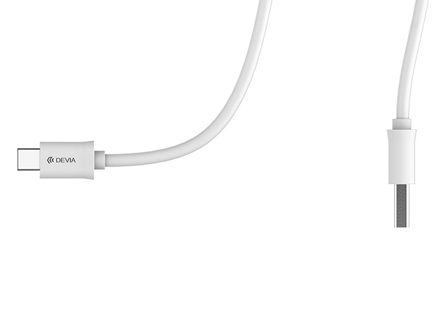 USB-кабель Devia Smart Cable универсальный (USB Type C, 1 метр, белый)