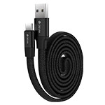 USB-кабель Devia Ring Y1 Flexible Cable универсальный (USB Type C, 0.8 метра, армированный, черный)