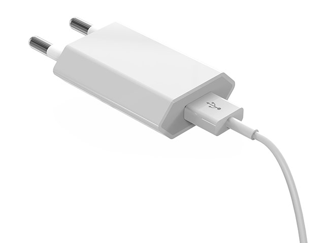 Зарядное устройство Devia Smart Charger универсальное (сетевое, USB Type C, 1A, белое)