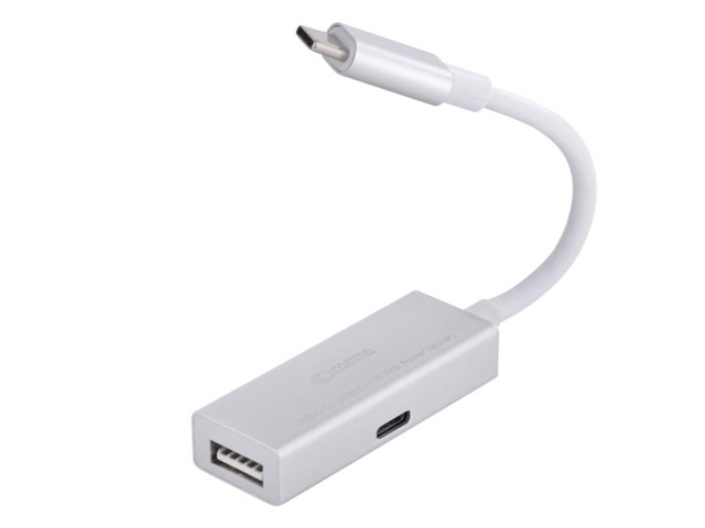 USB-хаб Comma iWay HUB 3.0 универсальный (USB Type C 3.1, USB 3.0, серебристый)