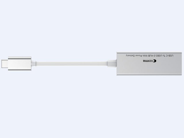 USB-хаб Comma iWay HUB 3.0 универсальный (USB Type C 3.1, USB 3.0, серебристый)