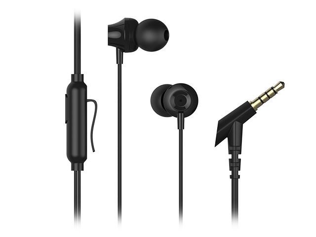 Наушники Devia Ripple D3 Ripple In-Ear Headphones (черные, пульт/микрофон, 20-20000 Гц)