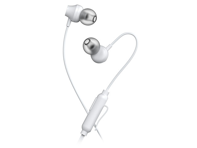 Наушники Devia Ripple D3 Ripple In-Ear Headphones (белые, пульт/микрофон, 20-20000 Гц)