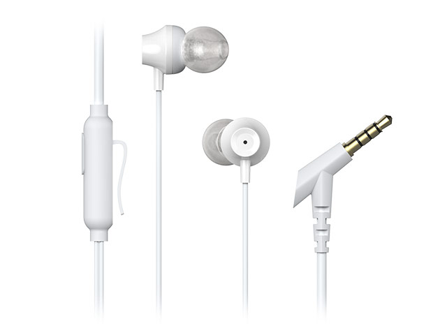Наушники Devia Ripple D3 Ripple In-Ear Headphones (белые, пульт/микрофон, 20-20000 Гц)
