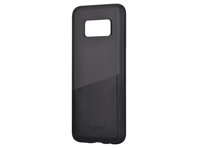 Чехол Devia iWallet case для Samsung Galaxy S8 (черный, кожаный)