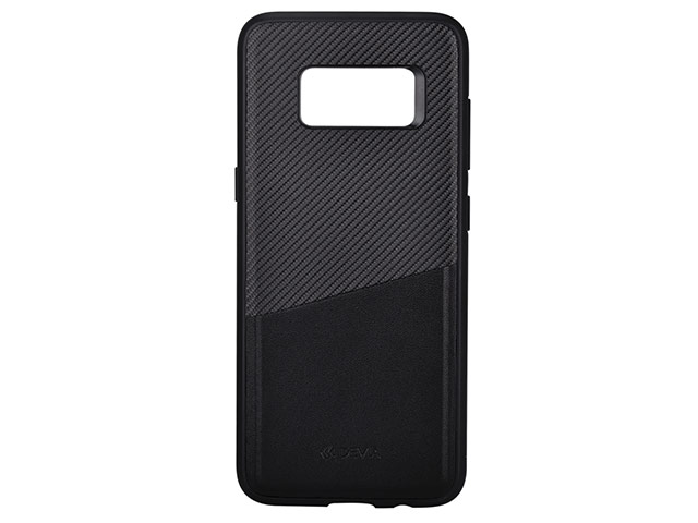 Чехол Devia iWallet case для Samsung Galaxy S8 (черный, кожаный)