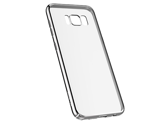 Чехол Devia Glimmer case для Samsung Galaxy S8 (серебристый, пластиковый)