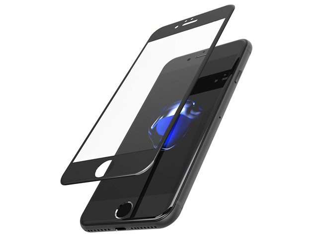 Защитная пленка Devia 3D Curved Tempered Glass для Apple iPhone 7 (стеклянная, черная)