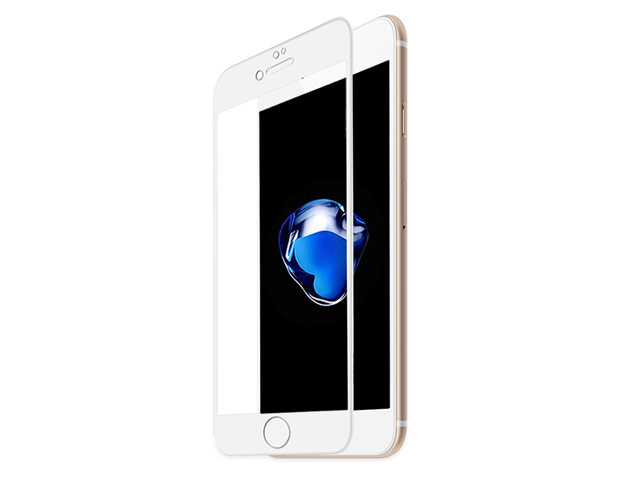 Защитная пленка Devia 3D Curved Tempered Glass для Apple iPhone 7 (стеклянная, белая)