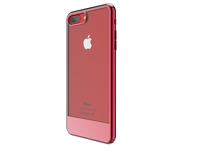Чехол Vouni Sleek case для Apple iPhone 7 plus (красный, пластиковый)