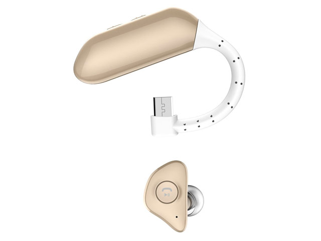 Bluetooth-гарнитура Comma Cochleae Bluetooth Headset (золотистая)