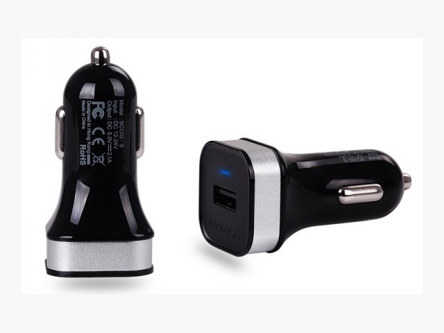 Зарядное устройство Momax XC USB Car Charger для Apple iPad 2/new iPad (автомобильное) (2.1A, черное)