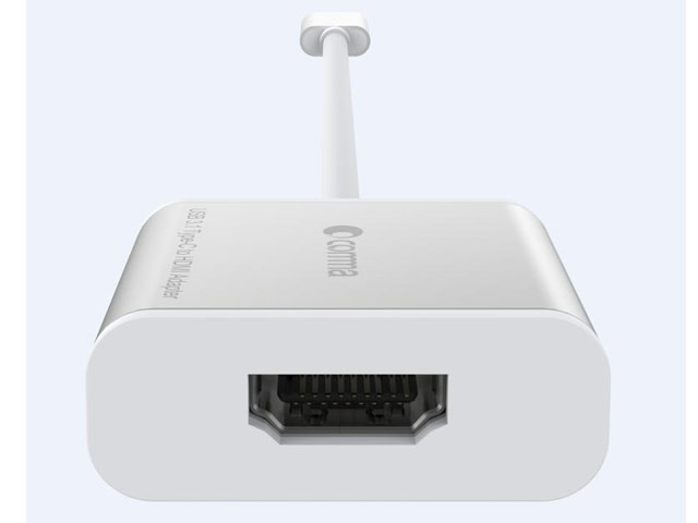 Адаптер Comma iRonclad универсальный (USB Type C, HDMI, серебристый)