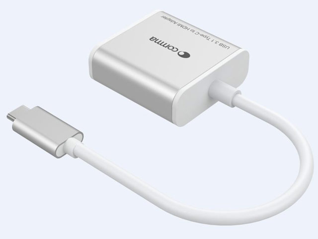 Адаптер Comma iRonclad универсальный (USB Type C, HDMI, серебристый)