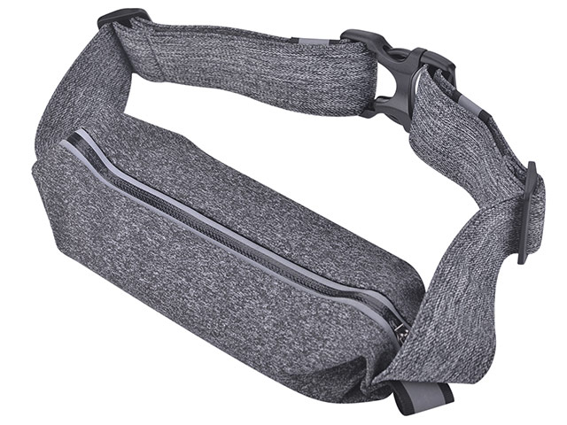 Чехол-повязка Devia EasyGo Waist Bag для телефонов (серый, матерчатый, на пояс)