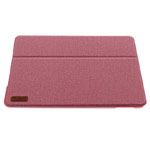 Чехол Devia Flax Flip case для Apple iPad Pro 10.5 (розовый, матерчатый)