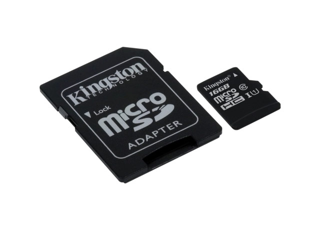 Флеш-карта Kingston microSD (16Gb, microSD, Class 10)