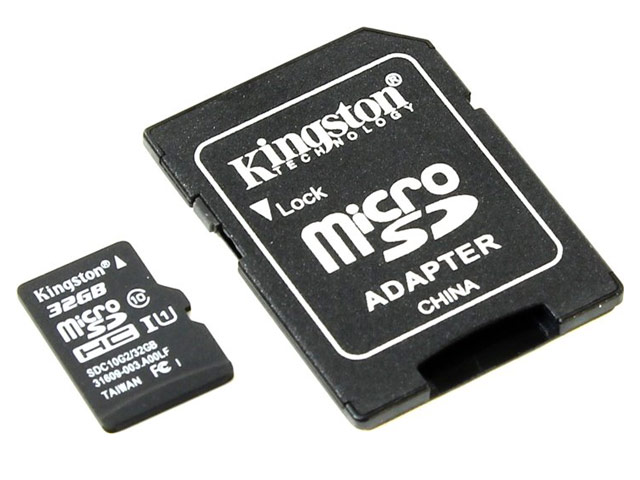 Флеш-карта Kingston microSD (32Gb, microSD, Class 10)