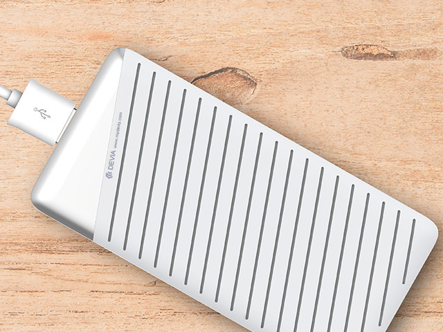 Внешняя батарея Devia Elegant J1 Power Bank универсальная (10000 mAh, черная)