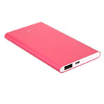 Внешняя батарея Xiaomi Mi Power Bank универсальная (5000 mAh, красная, алюминиевая)