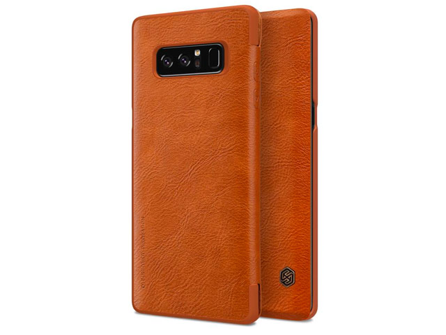 Чехол Nillkin Qin leather case для Samsung Galaxy Note 8 (коричневый, кожаный)