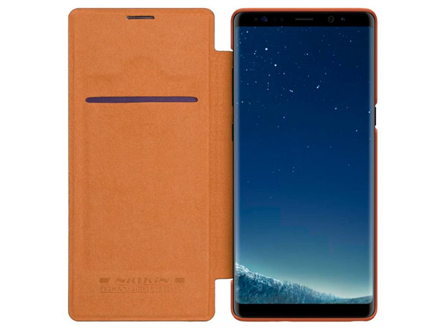 Чехол Nillkin Qin leather case для Samsung Galaxy Note 8 (коричневый, кожаный)