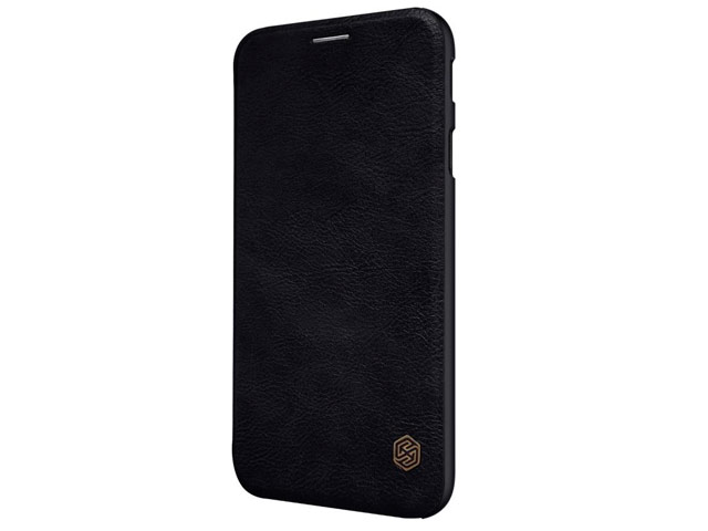 Чехол Nillkin Qin leather case для Samsung Galaxy J7 2017 (черный, кожаный)