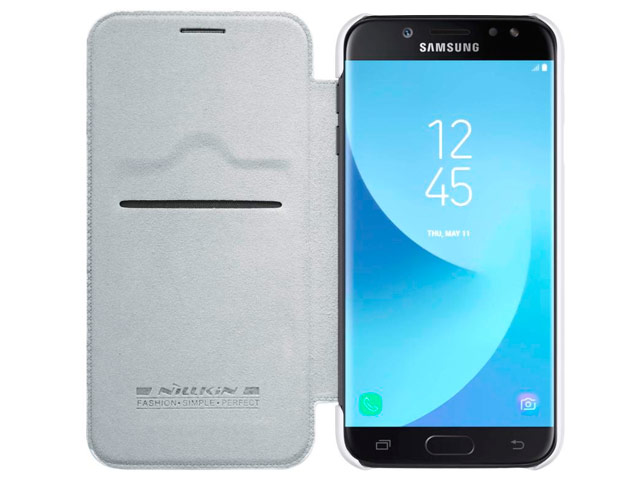 Чехол Nillkin Qin leather case для Samsung Galaxy J7 2017 (белый, кожаный)