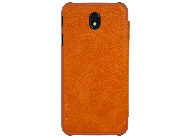 Чехол Nillkin Qin leather case для Samsung Galaxy J7 2017 (коричневый, кожаный)