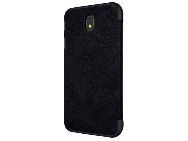 Чехол Nillkin Qin leather case для Samsung Galaxy J5 2017 (черный, кожаный)