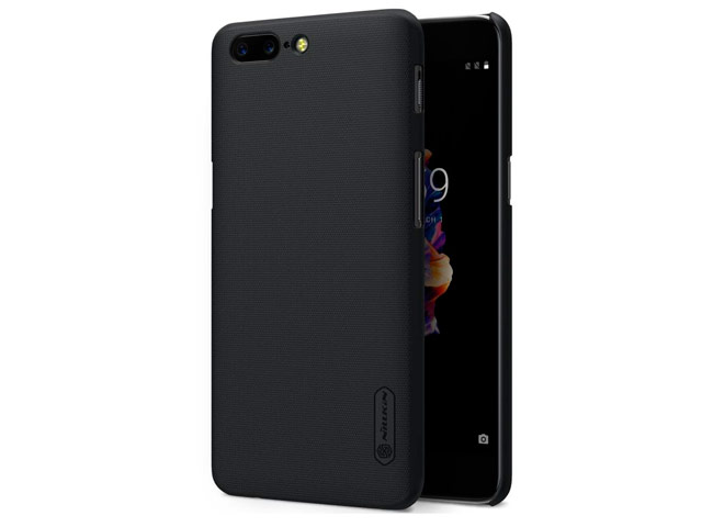 Чехол Nillkin Hard case для OnePlus 5 (черный, пластиковый)