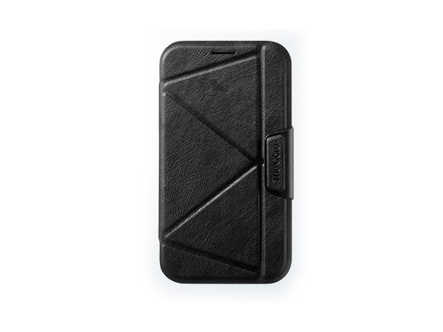 Чехол Momax The Core Smart Case для Samsung Galaxy Note 2 N7100 (черный, кожанный)