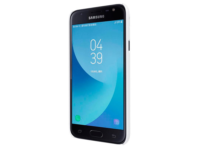 Чехол Nillkin Hard case для Samsung Galaxy J3 2017 (белый, пластиковый)