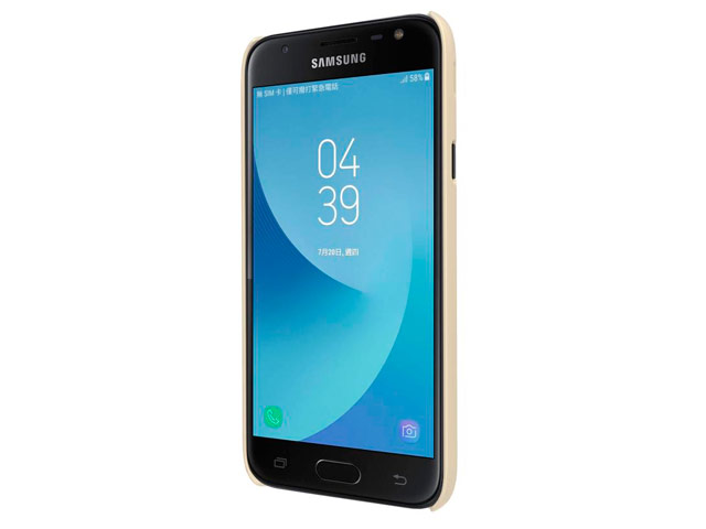 Чехол Nillkin Hard case для Samsung Galaxy J3 2017 (золотистый, пластиковый)