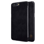 Чехол Nillkin Qin leather case для OnePlus 5 (черный, кожаный)