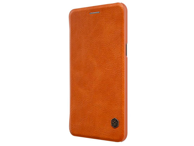 Чехол Nillkin Qin leather case для OnePlus 5 (коричневый, кожаный)