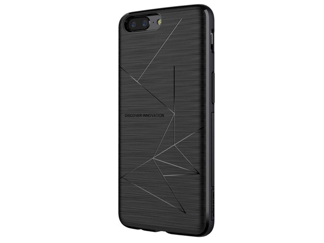 Чехол Nillkin Magic case для OnePlus 5 (Qi, черный, гелевый)